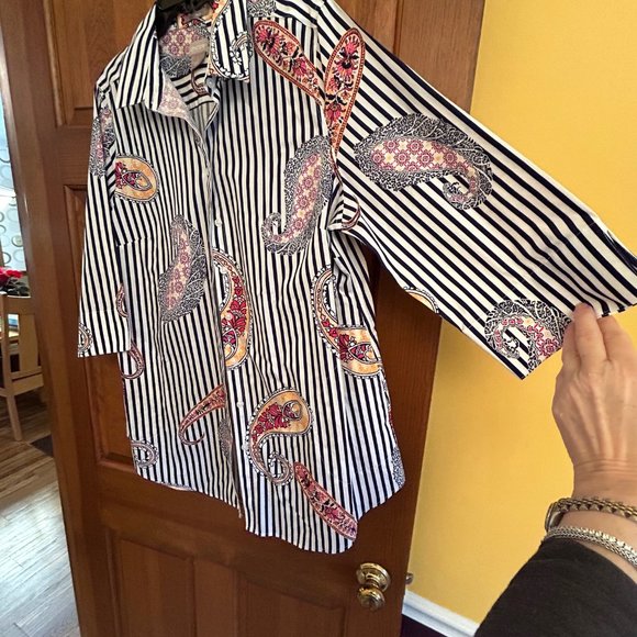 Chico's Tunic, Chico's size 2 - Picture 5 of 6